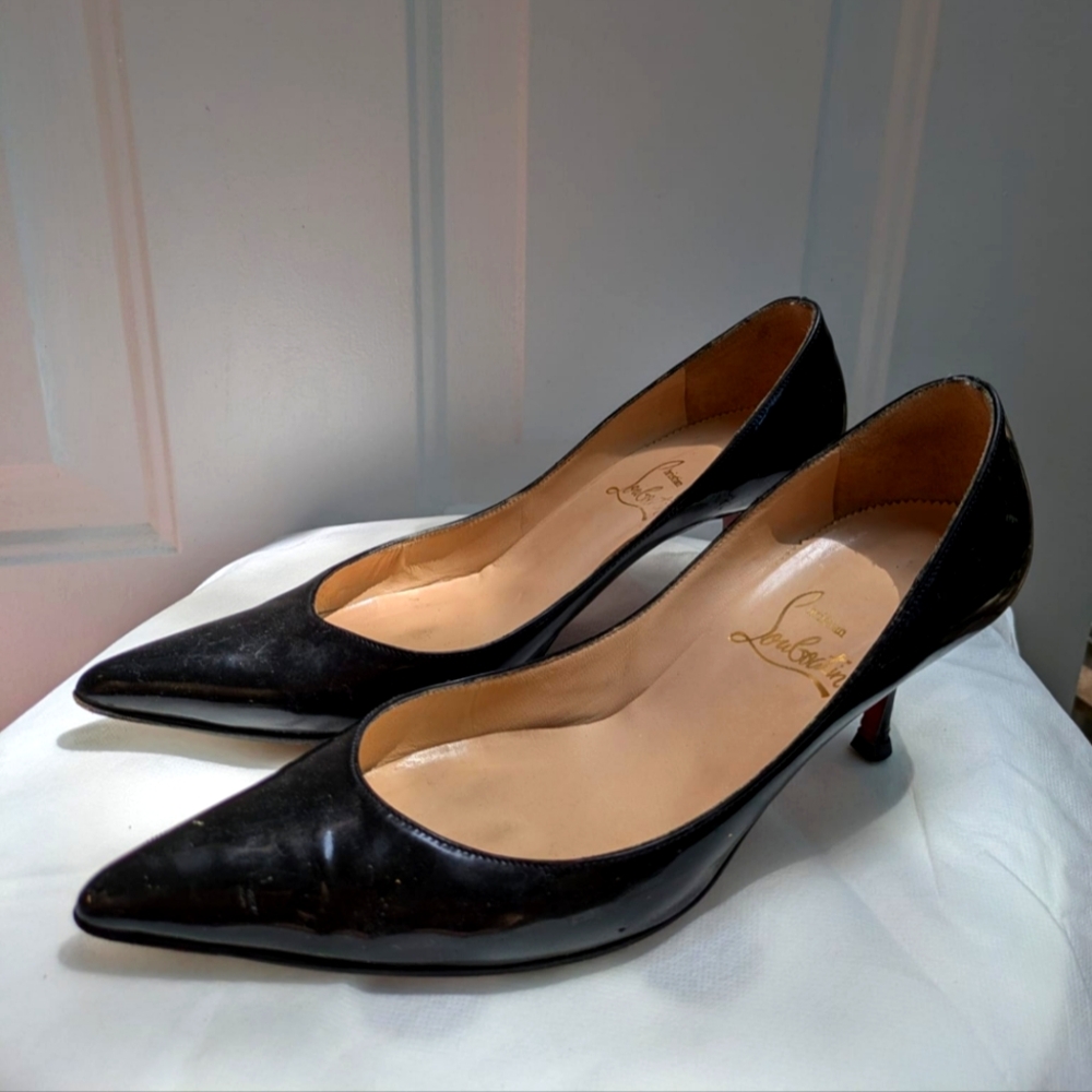 Patent leather heels size 38